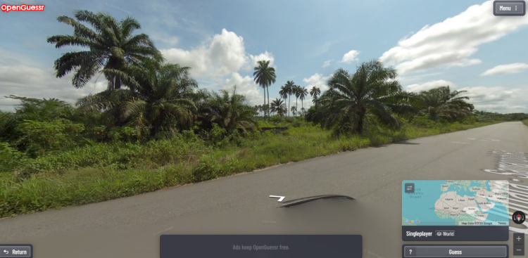 OpenGuessr geography guessing game