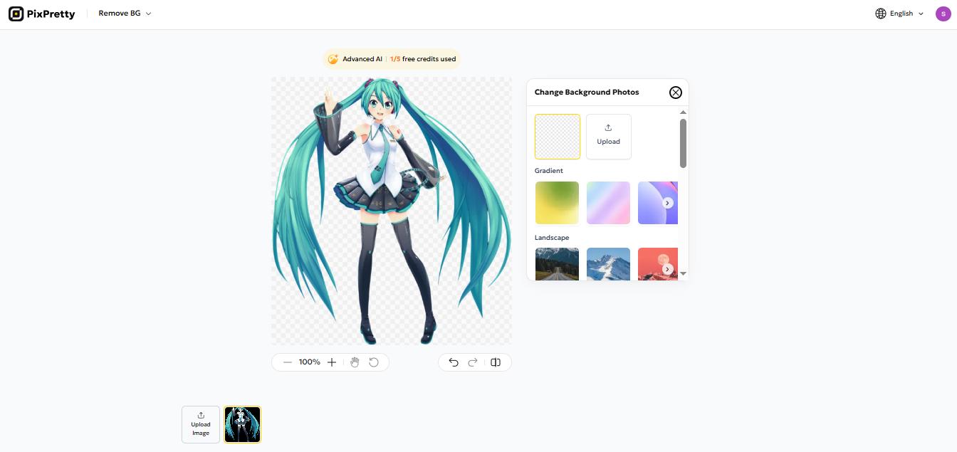 miku transparent background model by pixpretty