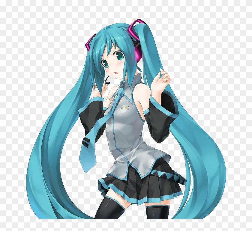 miku transparent background model