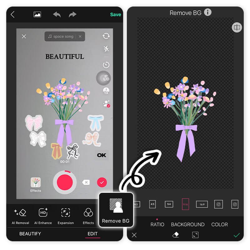 name into flowers tiktok