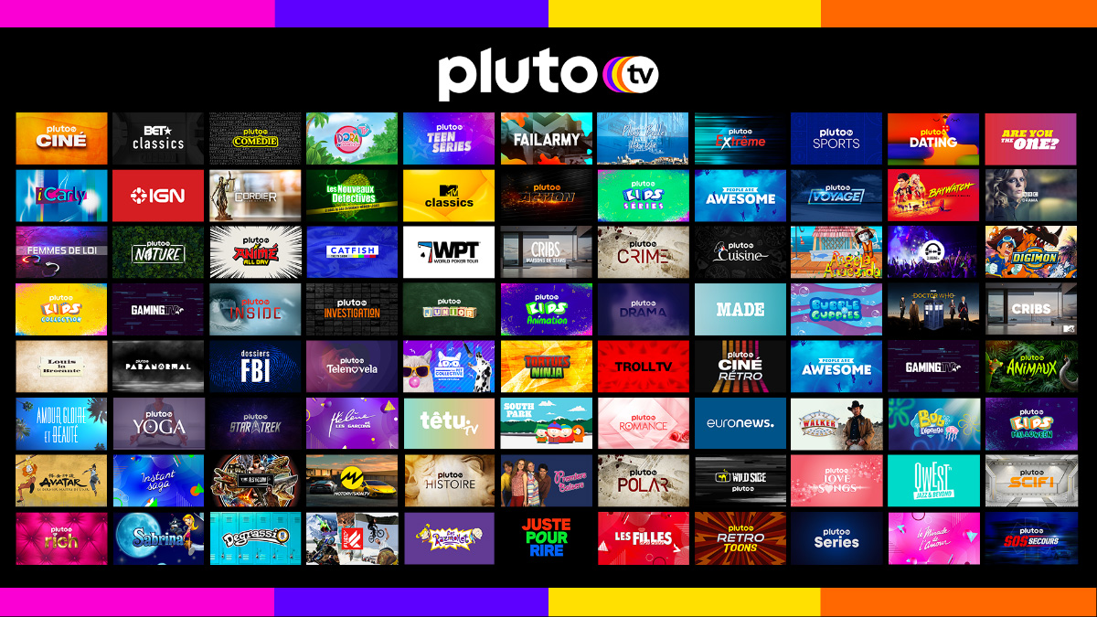 Pluto TV Weisite