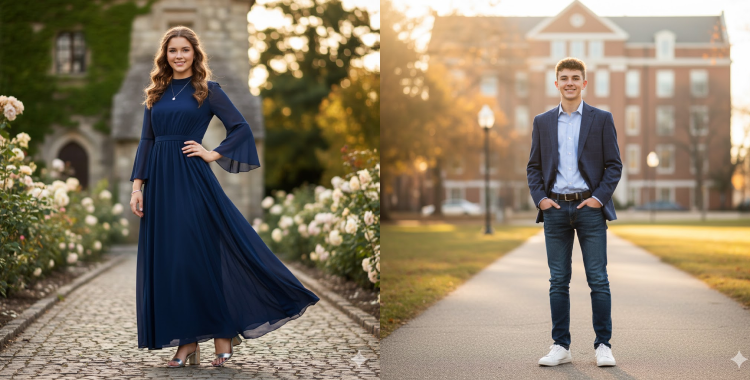 senior portrait outfits