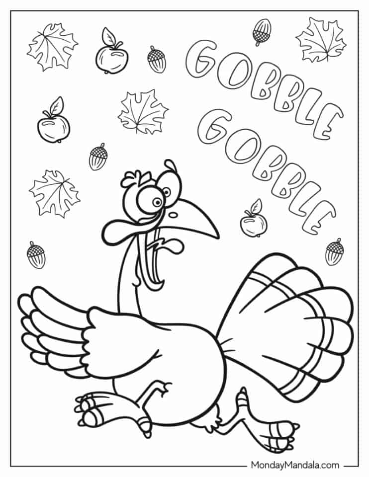 thanksgiving coloring sheets