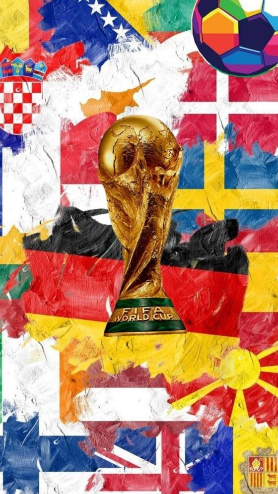 Realistic Gold World Cup Trophy Design