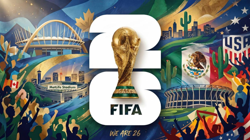 World Cup 2026 Logo Color Variations