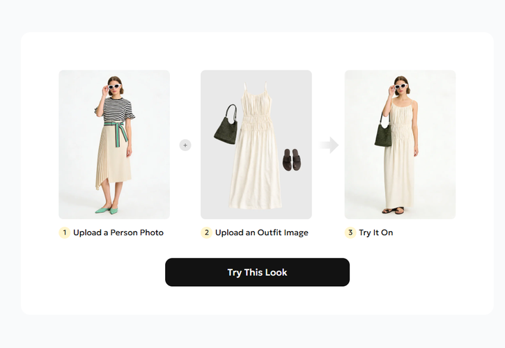 Ai Transforms Flat Lay into Model Photo
