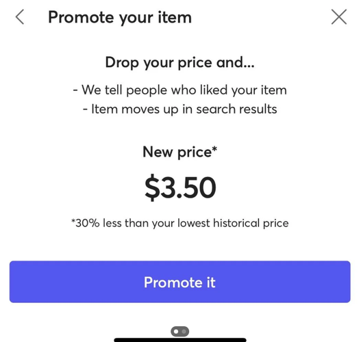 Mercari Quick Sales from New Stock