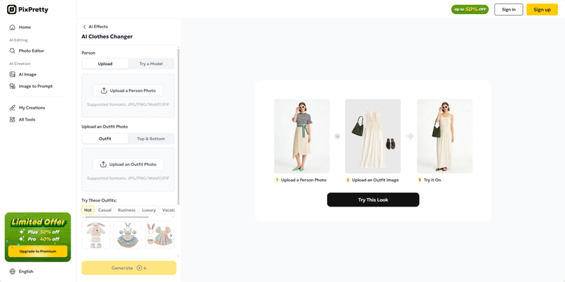 Ai Clothes Changer Visualizes Clothing on Models