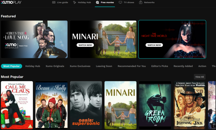 Xumo Play: Live & On-Demand