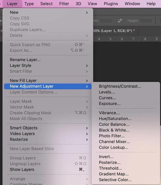 select the target layer
