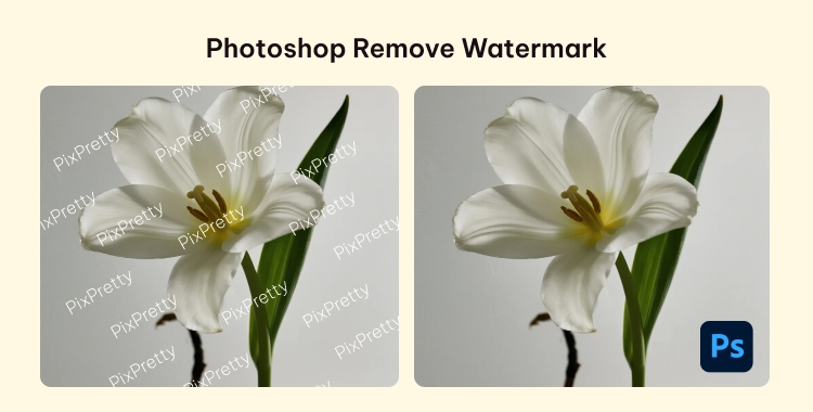 photoshop remove watermark