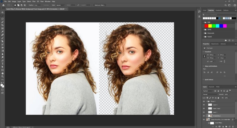 weiße Hintergründe entfernen