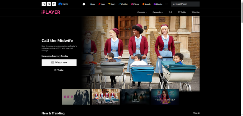 BBC iPlayer with VPN as a Regional Option