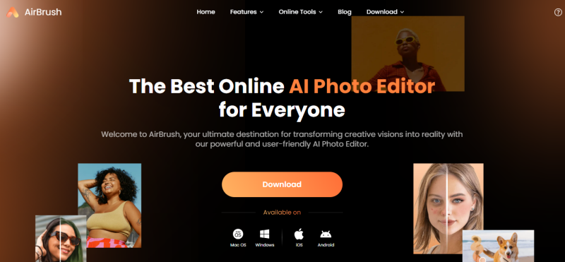 AirBrush Android photo editing app with retouching tools