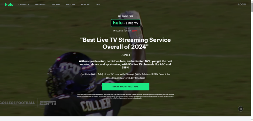 Hulu live