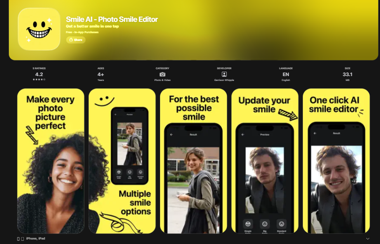 Free Put Smile on Photo