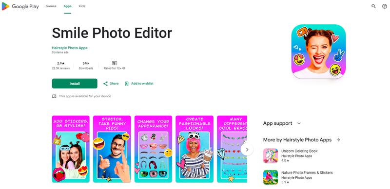 Free Put Smile on Photo