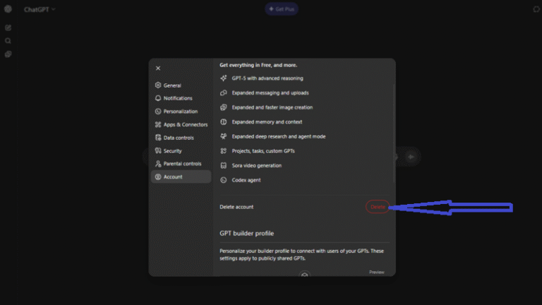 How to Delete Chatgpt Account