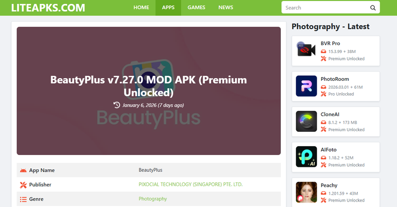 Liteapks Modded Apps Site