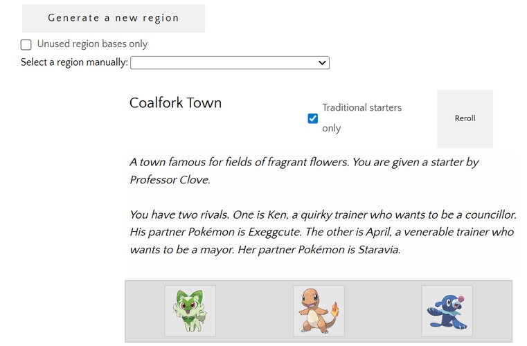 Random Pokemon Generator