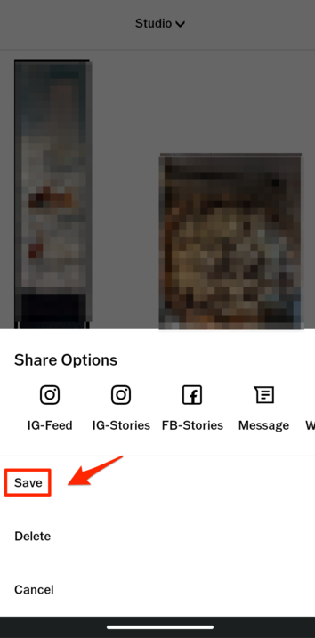 save images from vsco