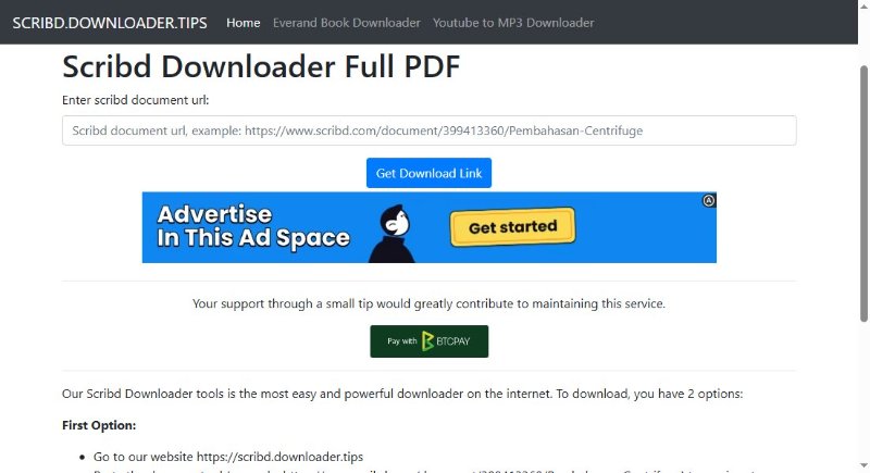 scribd downloader tips