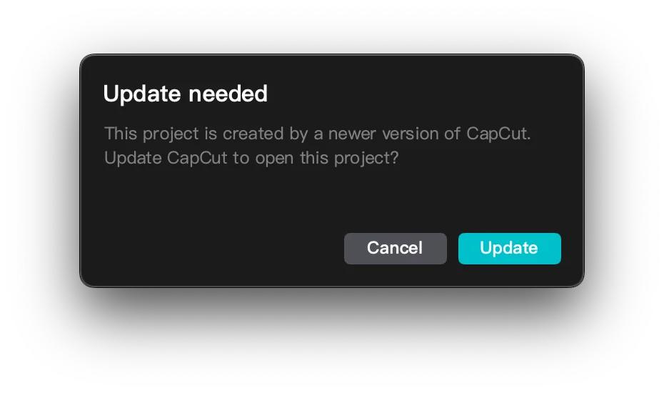 Update or Reinstall CapCut Pro