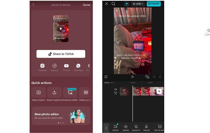 How to Use CapCut Template New Trend step 5