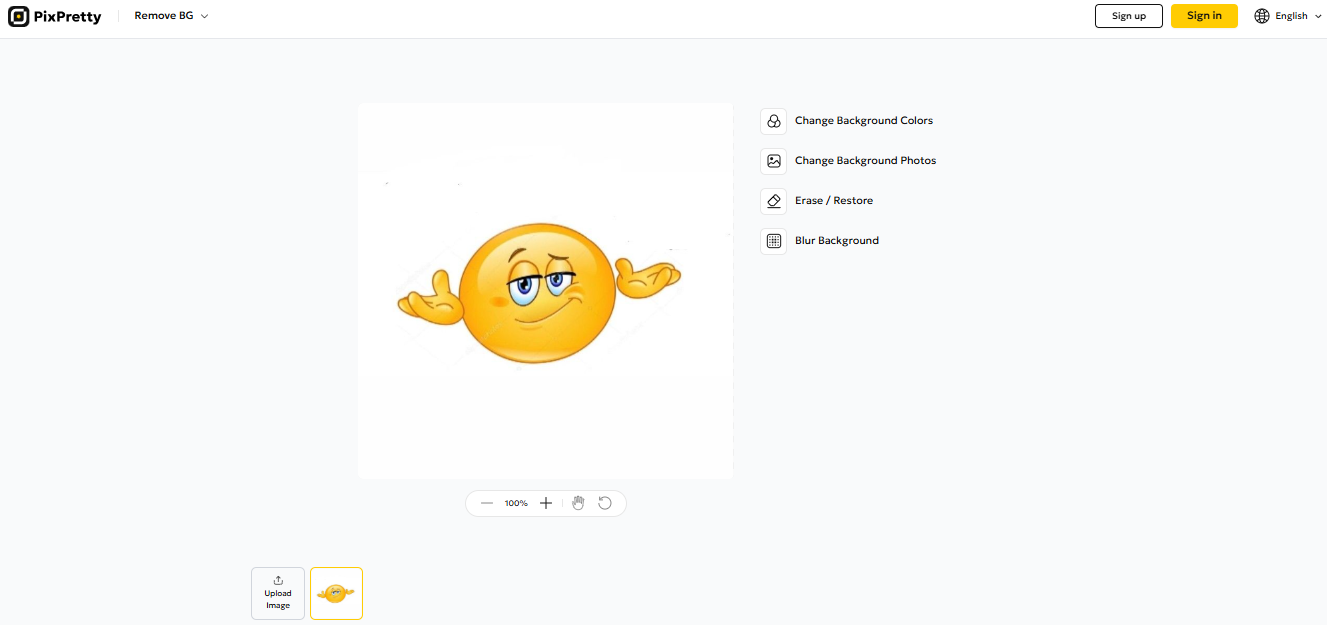 Choose Image to Remove Background