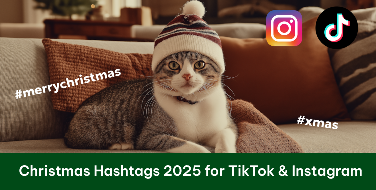christmas hashtags 2025 for instagram and tiktok