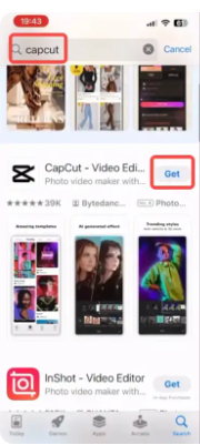 Confirm download with biometrics or password