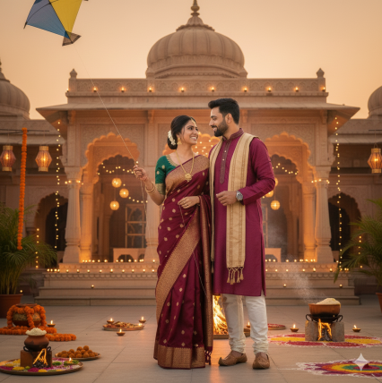 Cultural Couple Portrait