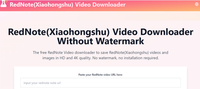 Download Rednote Video Without Watermark
