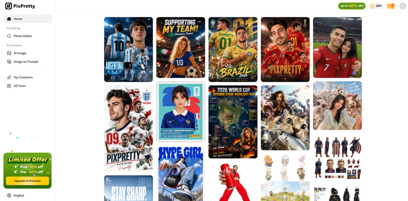 Pixpretty Makes Stunning World Cup Visuals
