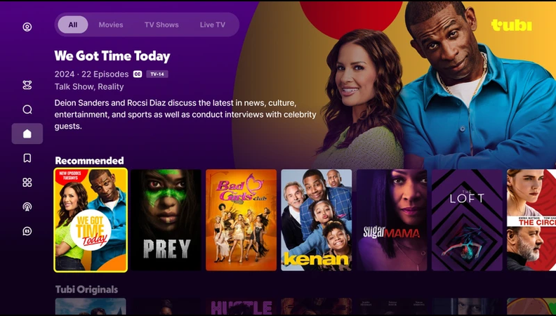 Free Tubi TV streaming service