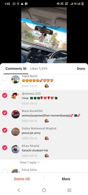 manage multiple comments