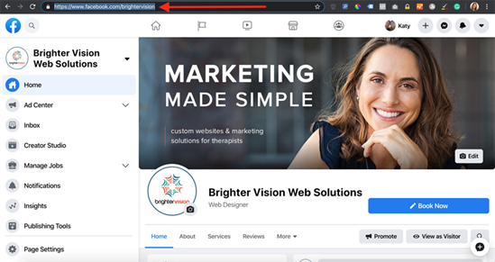 click the link to highlight it