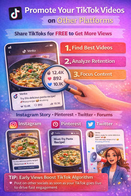 Promote Your TikTok Videos on Other Platforms
