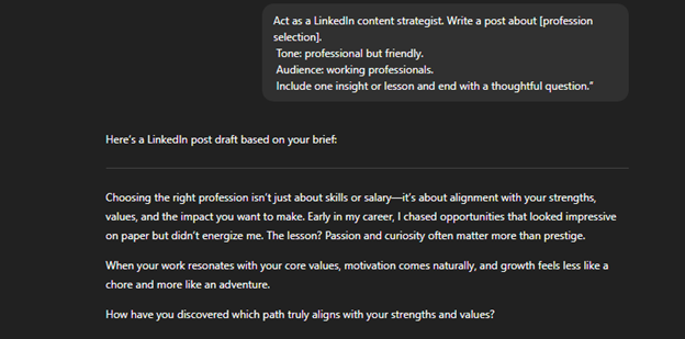 Personal Branding Prompt