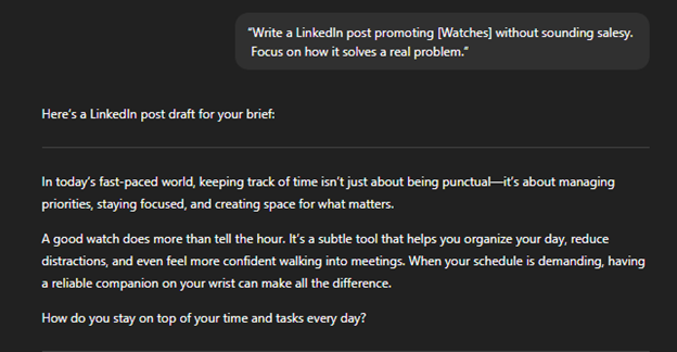 Business Promotion Prompt