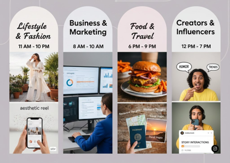 Instagram Reels Thursday engagement of four field