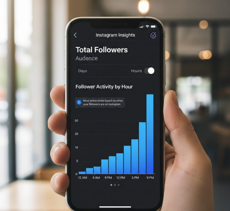 Instagram Insight on Total Followers