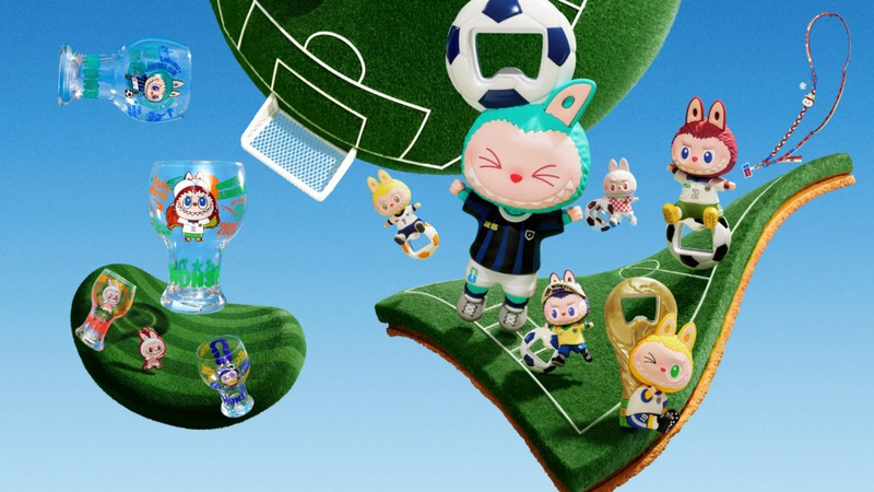 Monsters Fifa Wallpaper with Labubu Design 3