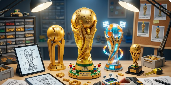 Lego World Cup Trophy Fan Designs