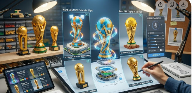 Creating a Lego Trophy with Ai