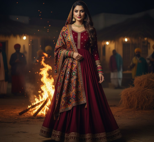 Lohri Outfit Prompt