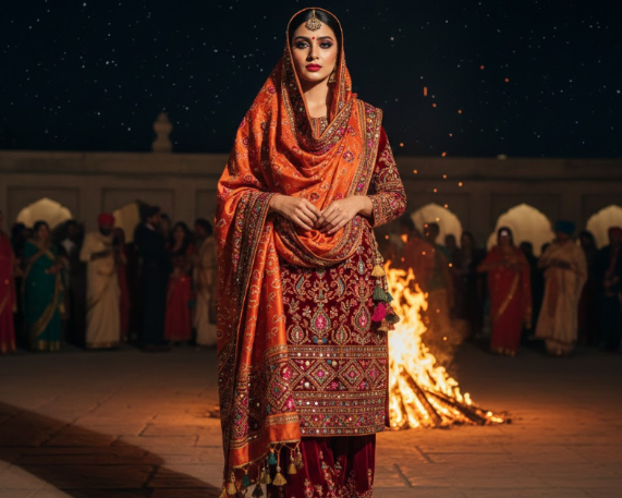 Lohri Outfit Prompt