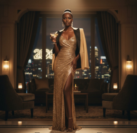 Luxury New Year Portrait