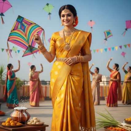Makar Sankranti Dress