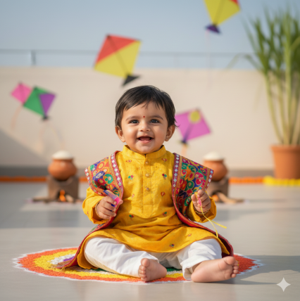 Makar Sankranti Outfit for Baby